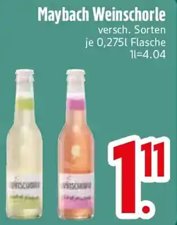 Edeka Maybach Weinschorle Angebot