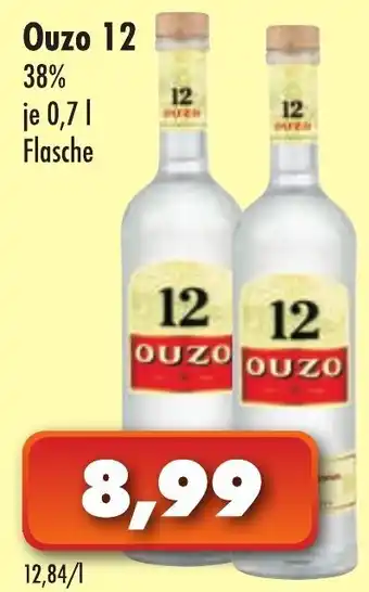 Lösch Depot Ouzo 12 , 0,7L Flasche Angebot