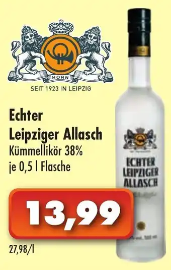 Lösch Depot Echter Leipziger Allasch Kümmellikör 0,5L Angebot