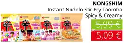 GO Asia NONGSHIM Instant Nudeln Stir Fry Toomba Spicy & Creamy Angebot