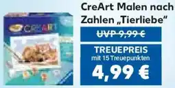 Edeka Ravensburger CreArt Malen nach Zahlen ,,Tierliebe" Angebot