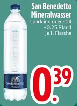 Edeka San Benedetto Mineralwasser Angebot