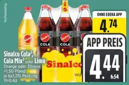 Edeka Sinalco Cola, Cola Mix oder Limo Angebot