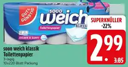 Edeka GUT & GÜNSTIG sooo weich klassik Toilettenpapier Angebot
