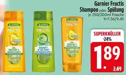 Edeka Garnier Fructis Shampoo oder Spülung Angebot