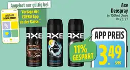 Edeka Axe Deospray Angebot