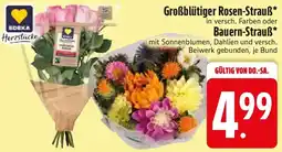 Edeka EDEKA Herzstücke Großblütiger Rosen-Strauß oder Bauern-Strauẞ Angebot