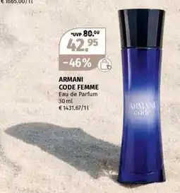 Müller ARMANI CODE FEMME Angebot