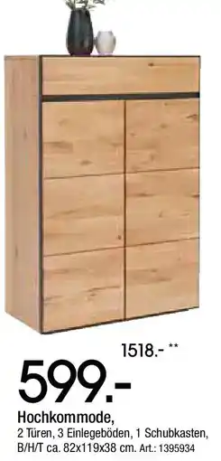 Zurbrüggen LINEA NATURA Hochkommode Angebot