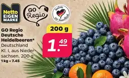 Netto GO Regio Deutsche Heidelbeeren Angebot