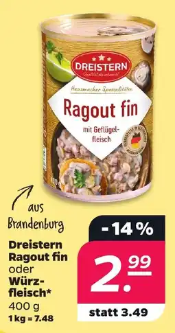 Netto Dreistern Ragout fin Angebot