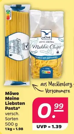 Netto Möwe Meine Liebsten Pasta Angebot