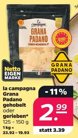 Netto la campagna Grana Padano Angebot