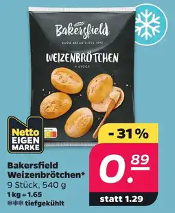 Netto Bakersfield Weizenbrötchen Angebot