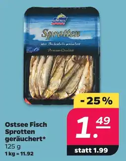 Netto Ostsee Fisch Sprotten geräuchert Angebot