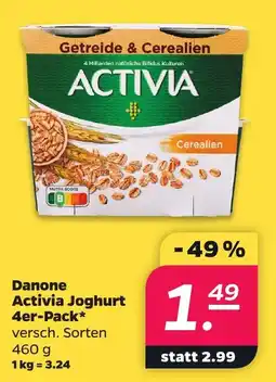 Netto Danone Activia Joghurt Angebot