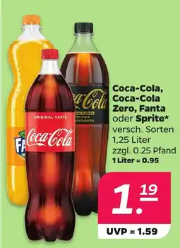 Netto Coca-Cola, Coca-Cola Zero, Fanta oder Sprite* Angebot