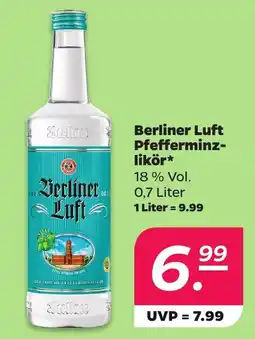 Netto Berliner Luft Pfefferminzlikör Angebot