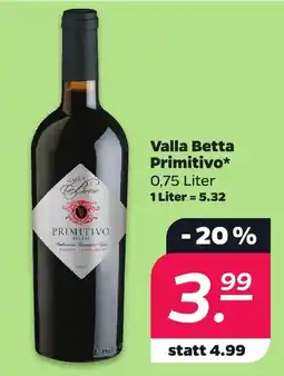 Netto Valla Betta Primitivo* Angebot