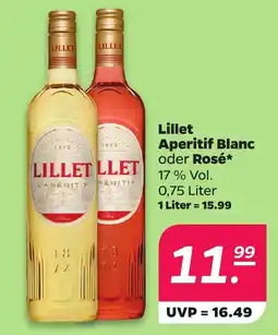 Netto Lillet Aperitif Blanc oder Rosé Angebot