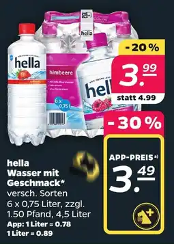 Netto hella Wasser mit Geschmack* Angebot