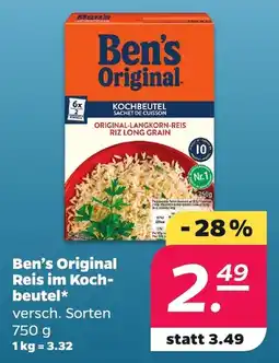 Netto Ben's Original Reis im Kochbeutel Angebot