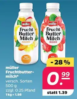 Netto müller Fruchtbuttermilch Angebot