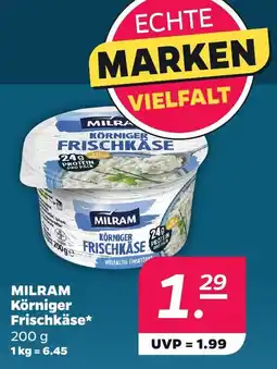 Netto MILRAM Körniger Frischkäse Angebot