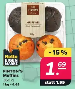 Netto FINTON'S Muffins Angebot
