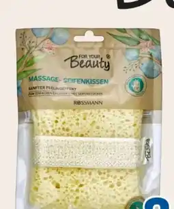 Rossmann For your Beauty Massage-Seifenkissen Angebot