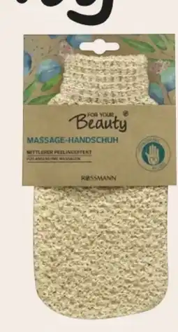Rossmann For your Beauty Massage-Handschuh Angebot