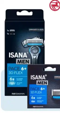 Rossmann Isana men Pace 6+ Rasierer Angebot