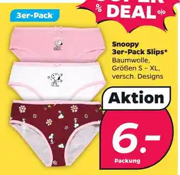 Netto Snoopy 3er-Pack Slips* Angebot