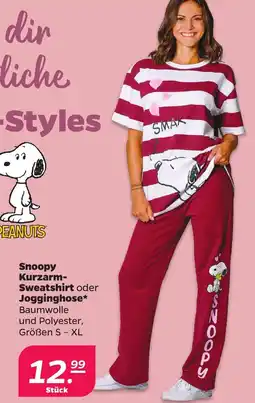 Netto Snoopy Kurzarm-Sweatshirt oder Jogginghose* Angebot