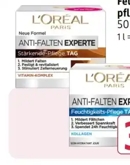 Rossmann L'Oréal Paris Anti-Falten Experte Feuchtigkeitspflege Angebot