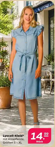 Netto Lyocell-Kleid* mit Knopfleiste Angebot