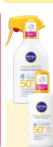 Rossmann Nivea Sun Babies & Kids Sensitiv Schutz Sonnenspray LSF 50+ Angebot