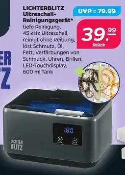 Netto LICHTERBLITZ Ultraschall-Reinigungsgerät Angebot