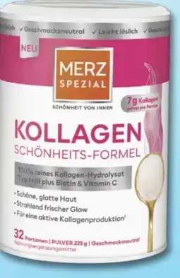 Rossmann Merz Spezial Kollagen Schönheits Formel Dose Angebot