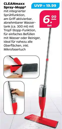 Netto CLEANmaxx Spray-Mopp Angebot