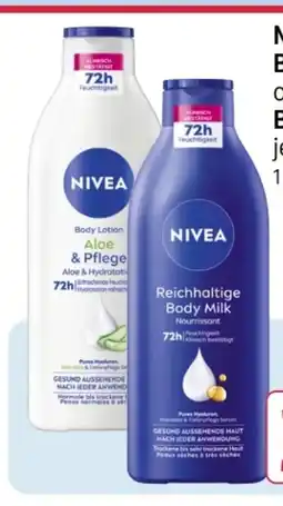 Rossmann Nivea Body Milk Angebot