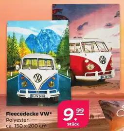Netto Fleecedecke VW* Angebot