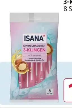 Rossmann Isana Einwegrasierer 3-Klingen Angebot