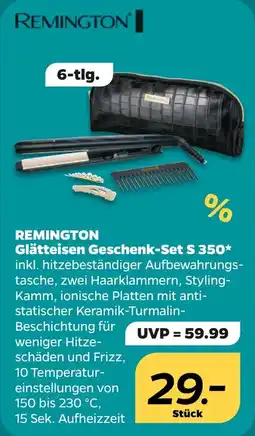 Netto REMINGTON Glätteisen Geschenk-Set S 350 Angebot