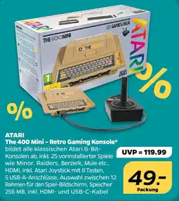 Netto ATARI The 400 Mini - Retro Gaming Konsole Angebot