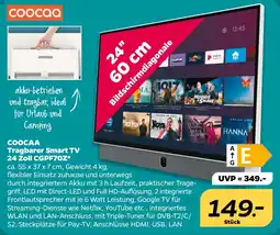 Netto COOCOA Tragbarer Smart TV 24 Zoll CGPF70Z* Angebot