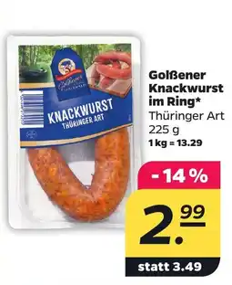 Netto Golßener Knackwurst Thüringer Art Angebot