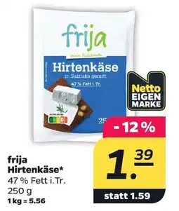 Netto frija Hirtenkäse Angebot