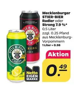 Netto STIER-BIER Radler Angebot