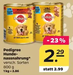 Netto Pedigree Hunde-nassnahrung Angebot
